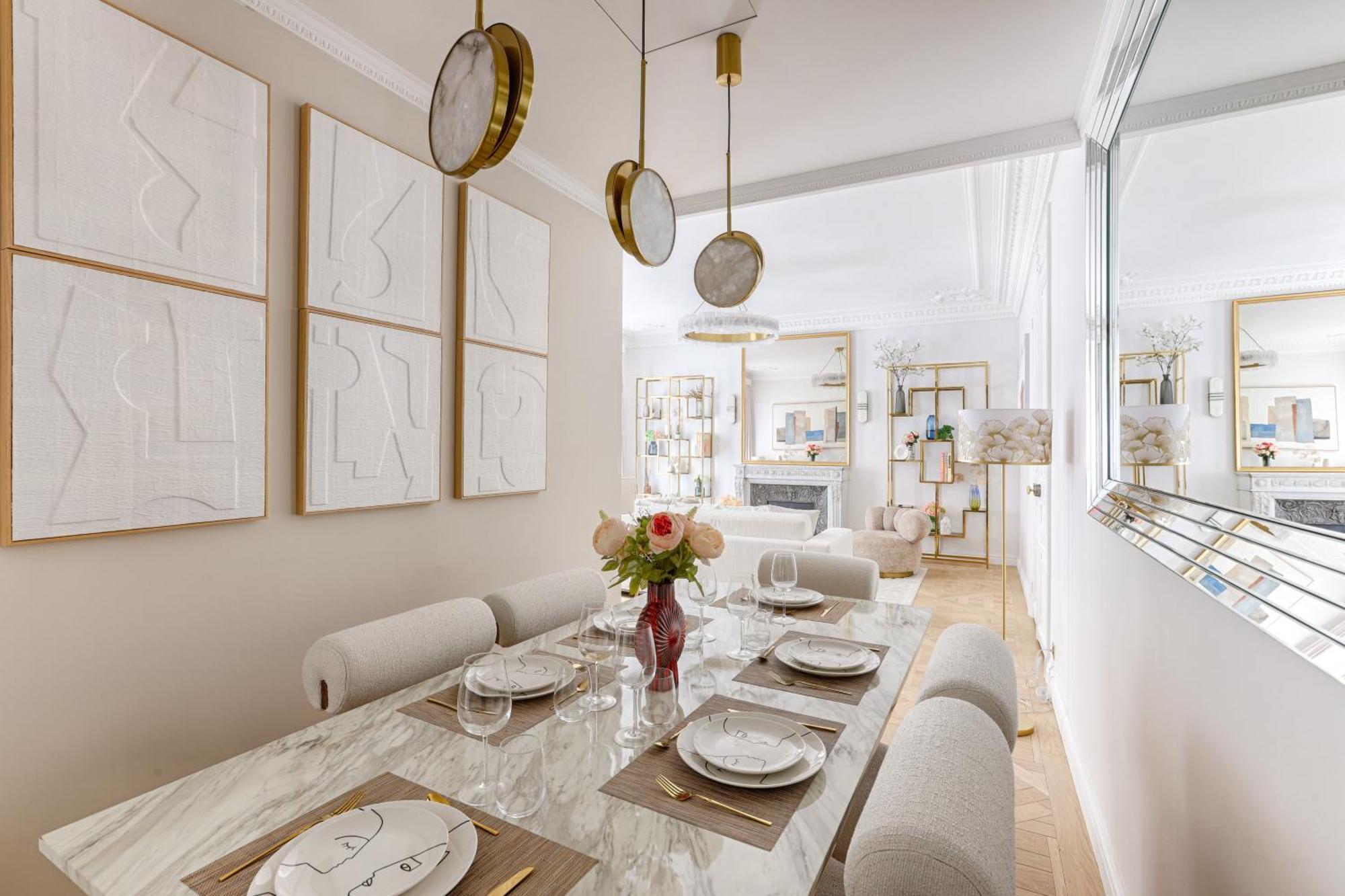 Elegant Luxury Apartment For 6 On Champs-Elysees 파리 외부 사진